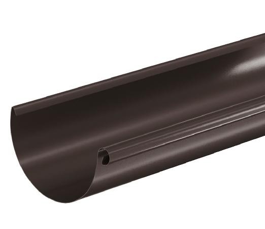 Водосток Aquasistem, система 150/100 - Водосточный желоб 3.00м RR 32 Тёмно Коричневый купить в Шахунье