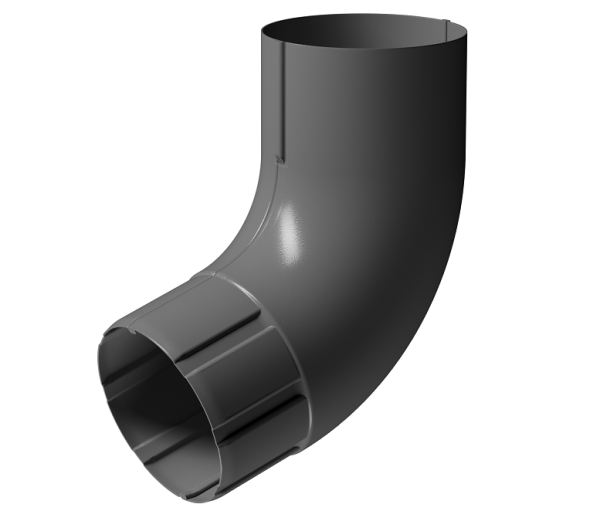 Колено 72° D90 Döcke STAL PREMIUM Графит, (RAL 7024) купить в Шахунье