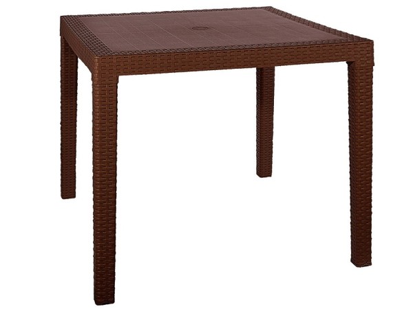 Стол квадратный FIJI Quatro Table Коричневый купить в Шахунье