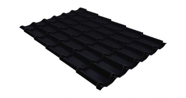 Металлочерепица классик GL 0,5 Velur20 RAL 9005 черный купить в Шахунье