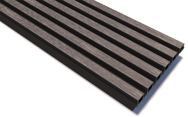 Реечные панели WOODVEX Lines Ultra Smoke gray купить в Шахунье
