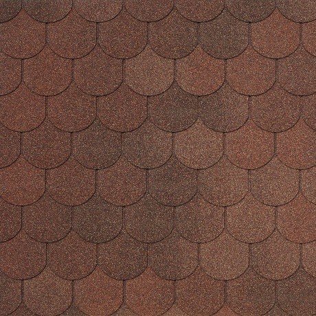 Гибкая черепица Tegola ASSISI terracotta 420 купить в Шахунье