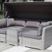 Диван-Трансформер AFINA плетеный из иск. ротанга AFM-320G Grey купить в Шахунье