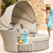 Диван-Трансформер AFINA плетеный из иск. ротанга AFM-325 Beige купить в Шахунье