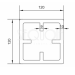 Столб SEQUOIA Evolution 3D WOOD BROWN купить в Шахунье