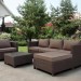 Комплект мебели AFINA плетеной из иск. ротанга YR821A Brown/Beige купить в Шахунье
