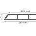 Доска Ромбус 3D ДПК Outdoor STORM GREY серая микс купить в Шахунье