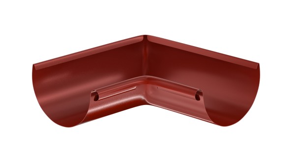 Водосток Aquasistem, система 125x90 - Угол желоба, внутренний 90° RR 29 Бургундский купить в Шахунье