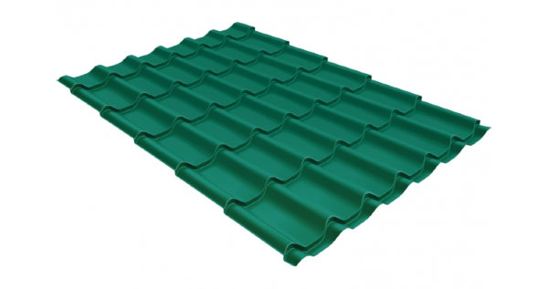 Металлочерепица классик 0,5 Satin RAL 5021 купить в Шахунье