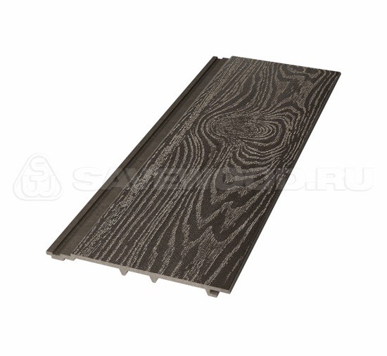 Сайдинг из дпк savewood sw-cedrus тангенциальный распил темно-коричневый купить в Шахунье