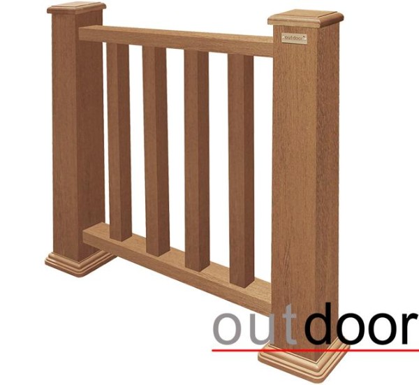 Ограждение из ДПК Outdoor Классик 3D STORM дуб купить в Шахунье