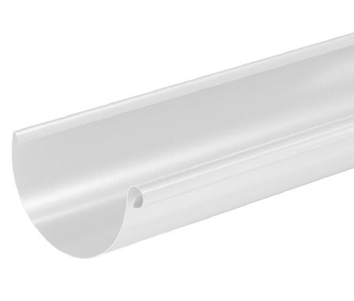 Водосток Aquasistem, система 125x90 - Водосточный желоб 3.00м RR 20 Белый купить в Шахунье