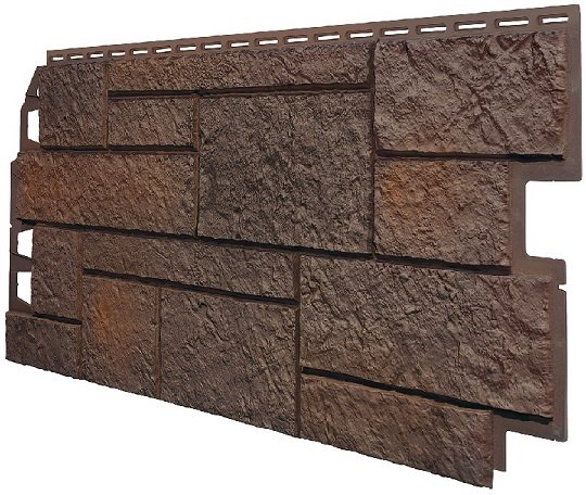 Фасадная панель VOX Sandstone (Сандстоун) темно коричневый купить в Шахунье