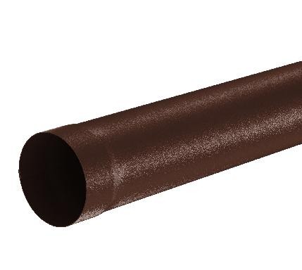 Водосток Aquasistem, Система 150/100 - Труба водосточная 1.00м RAL 8017 Коричневый matt купить в Шахунье